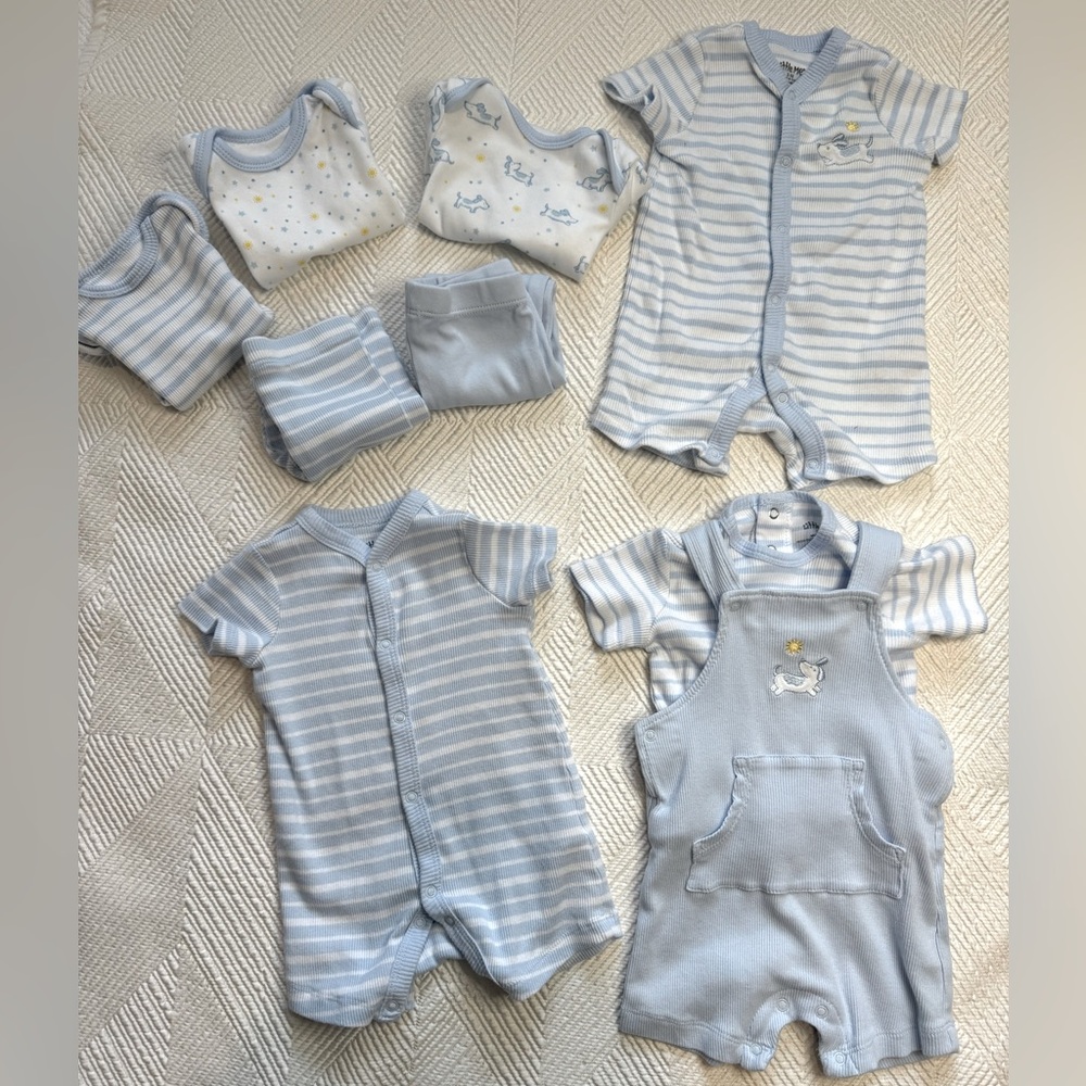 Little Me Outfits Bundle - 0-3m